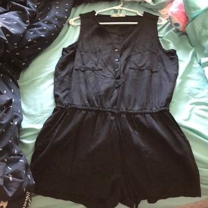 Lovestitch Black romper w pockets